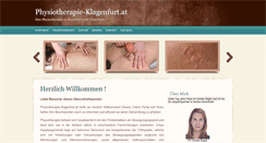 Desktop Screenshot of physiotherapie-klagenfurt.at